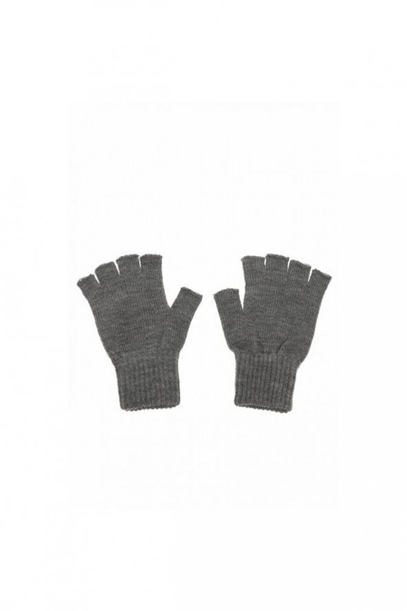 Antrasit Unisex Triko Kesik Eldiven - Resim 10
