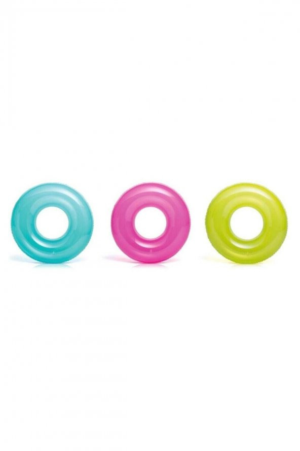 Şeffaf Baskılı Jumbo Simit 76 Cm - 59260 Pembe - Resim 2