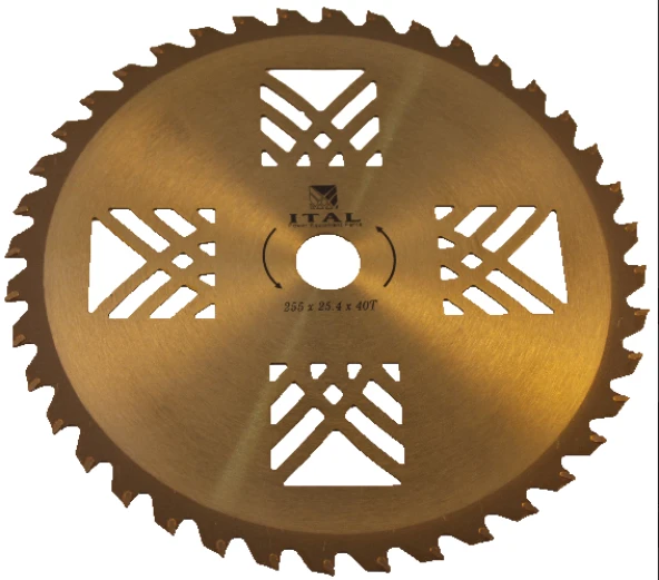 Ital Elmaslı Tırpan Daire Testere 40TX25.4X255mm Profesyonel Gold ürün görseli 1