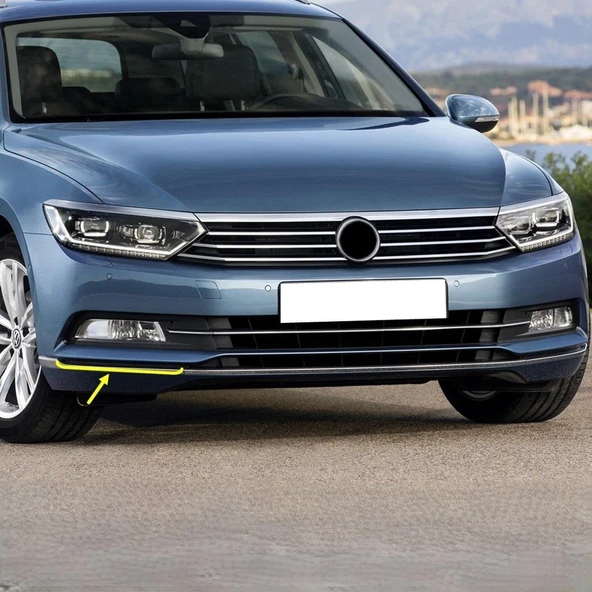 VW Passat B8 2015-19 Ön Tampon Sağ Sis Farı Alt Çıtası Siyah 3G0854322 ürün görseli 1
