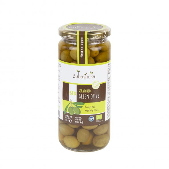 Organik Çizik Yeşil Zeytin ürün görseli 1