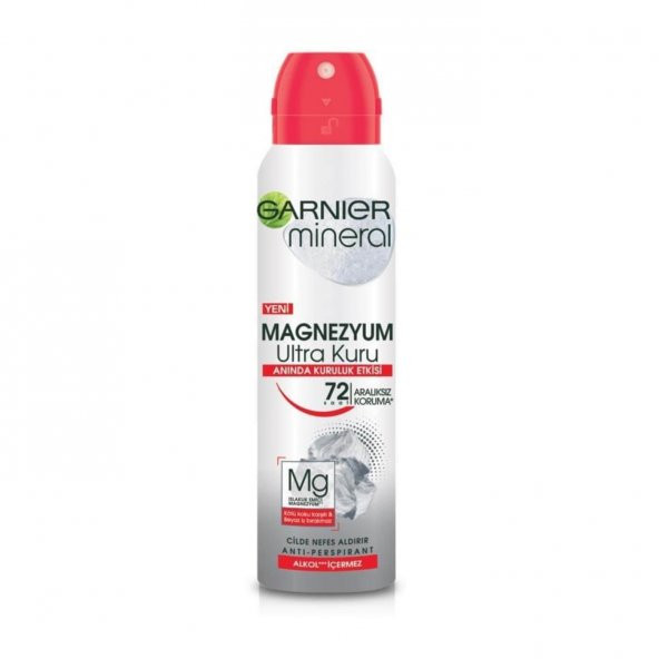 Garnier Mineral Deodorant 150ml Magnezyum Ultra Kuru ürün görseli 1