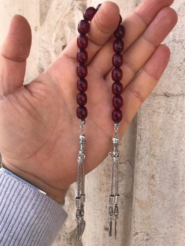 Osmanlı Benzetmesi Kapsül Kesim İran Bağası Zaza Kehribar Tesbih ürün görseli 1