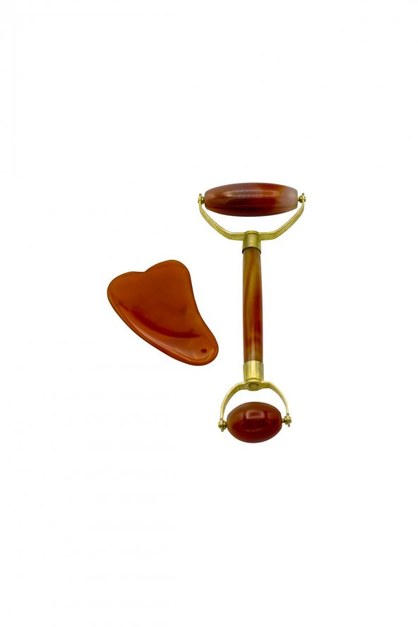 Akik Roller Ve Gua Sha ürün görseli 1