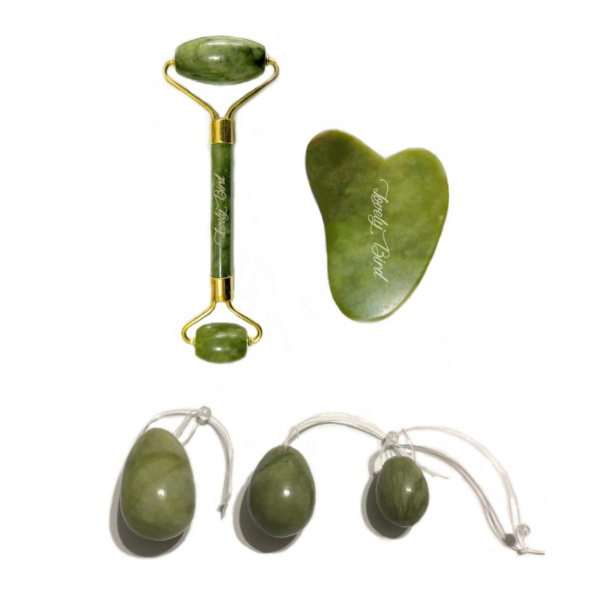 Jade Roller,Gua Sha ve Yoni Egg Güzellik Ve Sağlık Seti ürün görseli 1