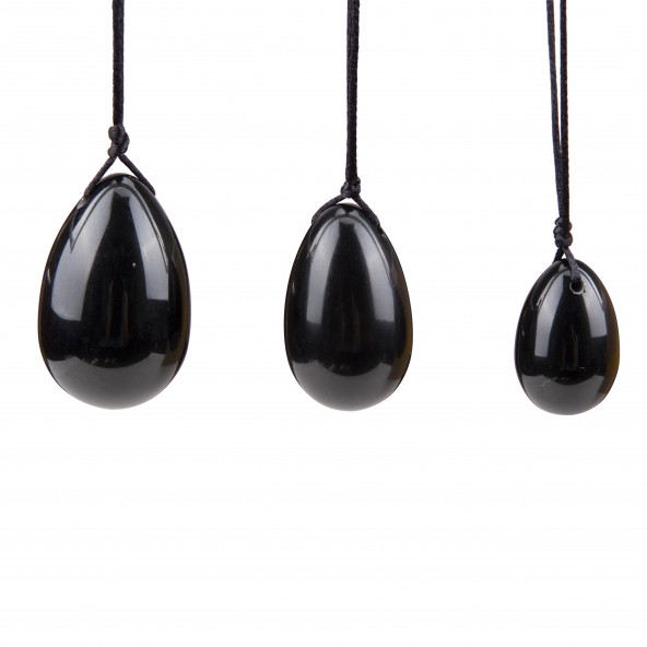 Obsidiyen Yoni Egg (Yumurta) - Resim 2