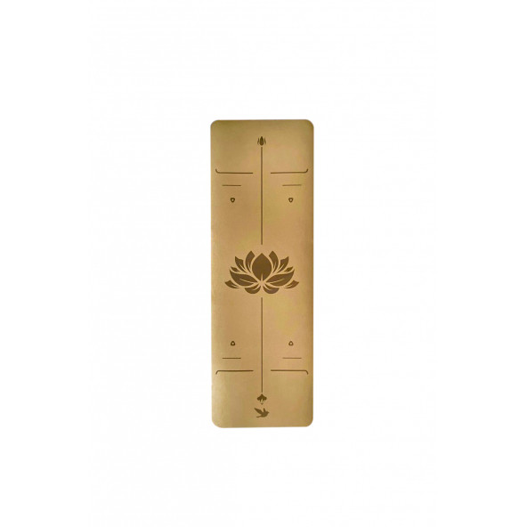 Mantar Serisi TPE  Mantar kaplama Yoga Matı Fitnes Minderi 61x181 cm 5 mm kalınlık ürün görseli 1
