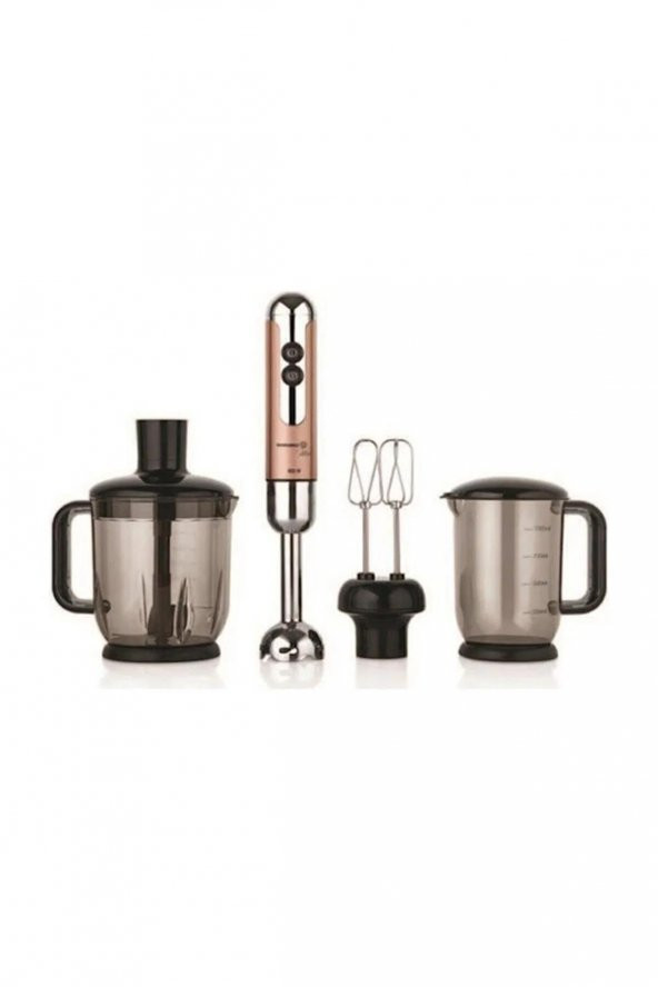 Korkmaz A447-09 Mia Mega Blender Set Rosagold/Krom ürün görseli 1