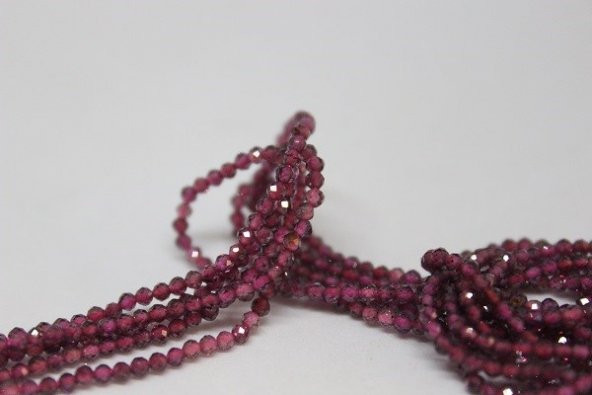 Lal (Garnet - Granat ) Taşı Dizi 2mm ürün görseli 1