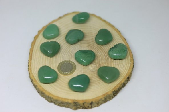 Aventurin Taşı Kalp Şekilli (14-16gr) ürün görseli 1