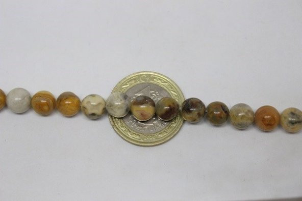 Akik Taşı Dizi 8mm (17444) - Resim 4