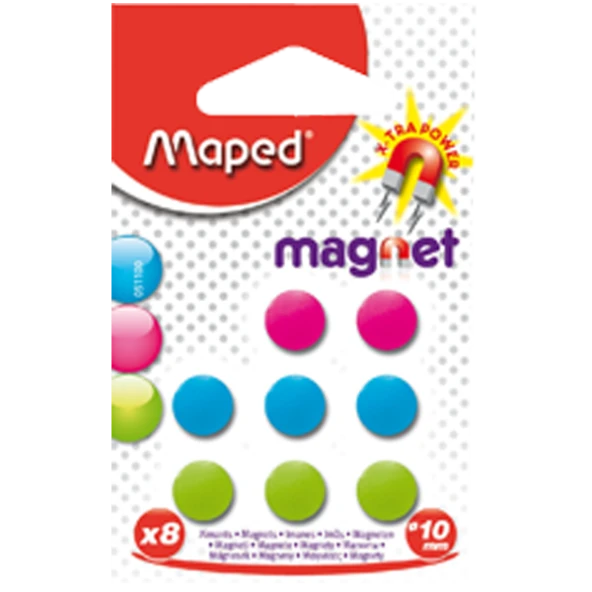 Maped Mıknatıs 10 MM 8 Lİ 051100 ürün görseli 1