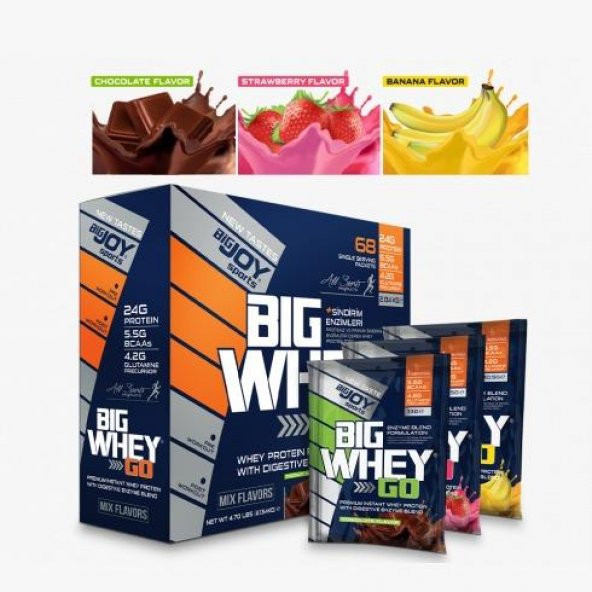 BigJoy Big Whey Protein 2244 Gr 68 Saşe ürün görseli 1