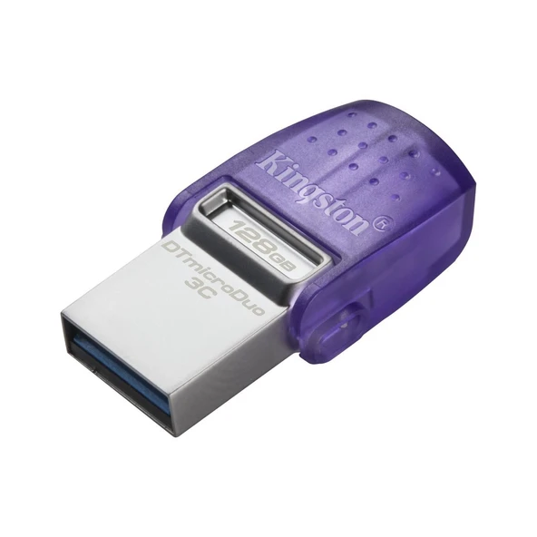 Duo 128GB DataTraveler MicroDuo 3C 200MB/sn Dual USB TypeA + TypeC Flash Bellek DTDUO3CG3/128 ürün görseli 1
