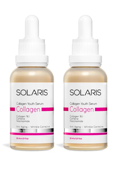 Solaris Collagen Cilt Bakım Serumu 30 ML x 2 ürün görseli 1
