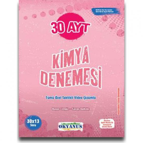 Okyanus AYT 30 Kimya Denemesi ürün görseli 1