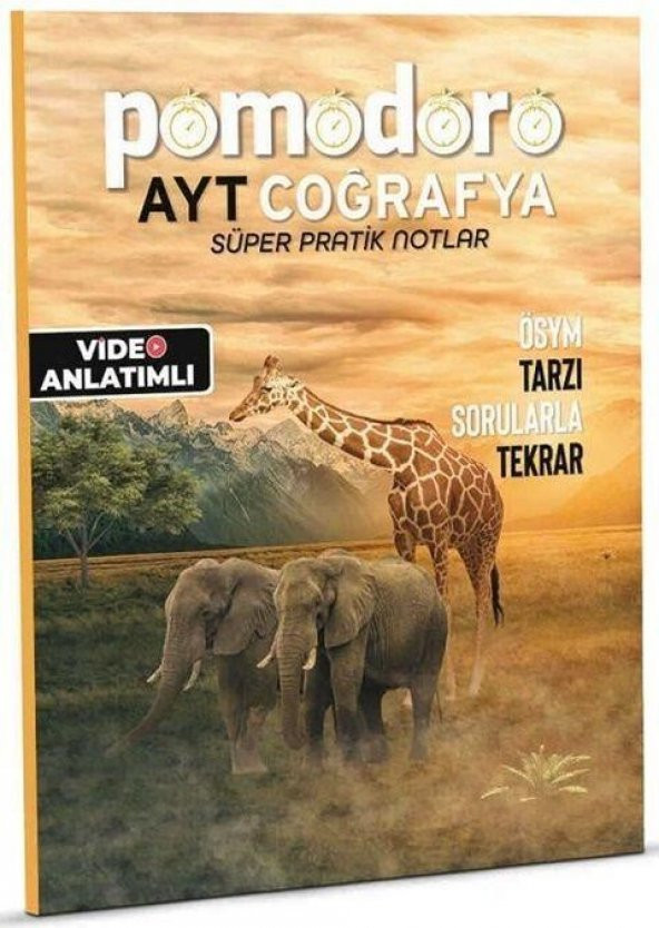AYT Coğrafya Konu Özetli Soru Fasiküllü Süper Pratik Notlar Pomodoro Yayınları ürün görseli 1