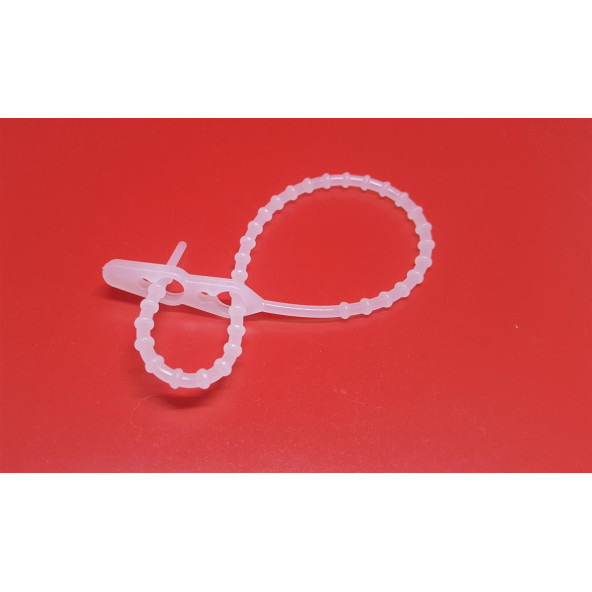 Boncuk Çift Kilitli Kablo Bağı Plastik Kelepçe 3.5X235 500 Adet ürün görseli 1