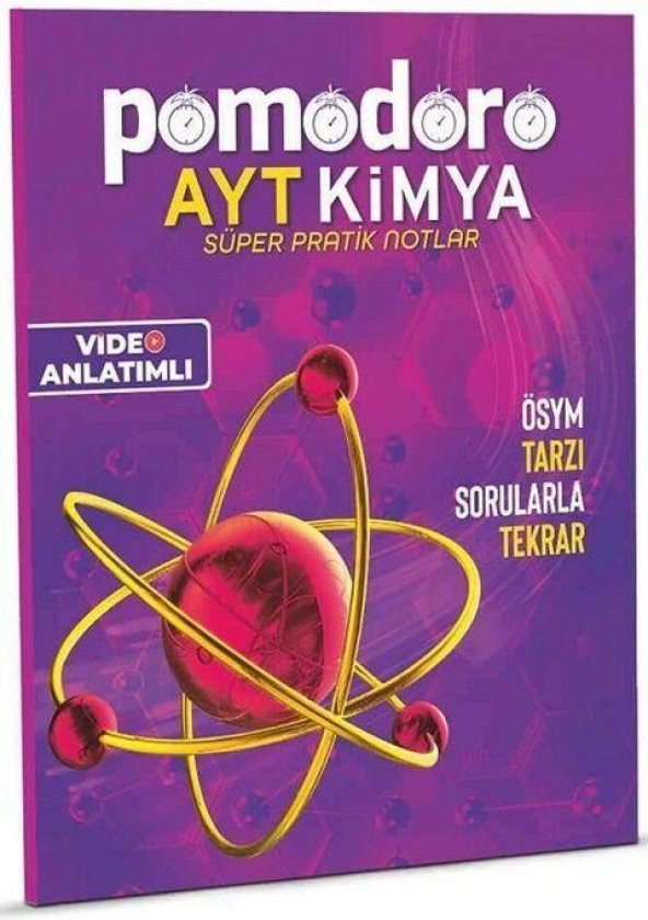 AYT Kimya Konu Özetli Soru Fasiküllü Süper Pratik Notlar Pomodoro Yayınları ürün görseli 1