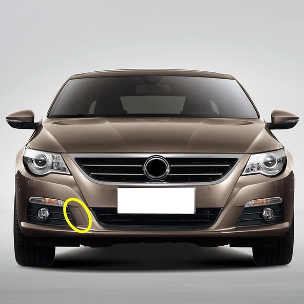 VW Passat CC 2009-2012 Ön Tampon Sağ Çeki Demiri Kapağı 3C8807241 ürün görseli 1