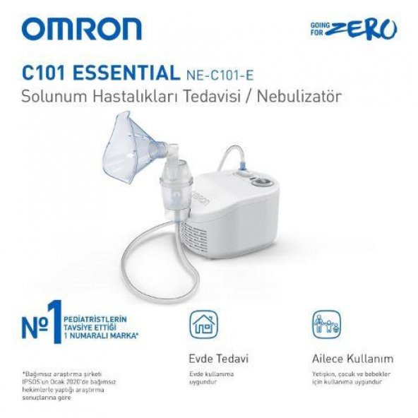 Omron C101 Essential Compressor Nebulizatör - Resim 4
