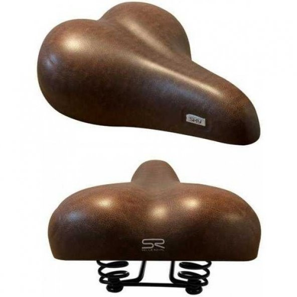 Selle Royal Sky Yaylı Geniş Sele - Kahverengi ürün görseli 1