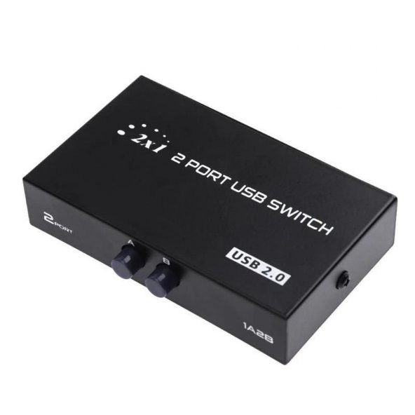 PrimeX PX-5020 Manuel USB Yazıcı Çoklayıcı 2 Port (2 Bilgisayar 1 Yazıcı) ürün görseli 1