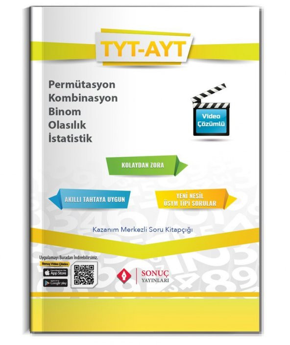 TYT AYT Permütasyon Kombinasyon Binom Olasılık Sonuç Yayınları ürün görseli 1