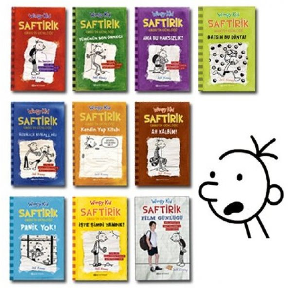 Saftirik Greg Serisi - 10 Kitaplık Set / EPSİLON / Jeff KINNEY ürün görseli 1