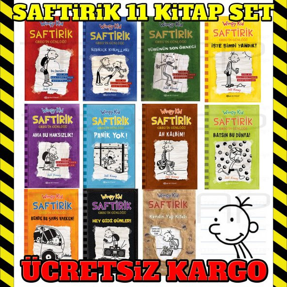 EPSİLON Yayınları - Saftirik Greg Serisi - 11 Kitaplık Set ürün görseli 1