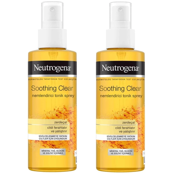 Neutrogena Soothing Clear Nemlendirici Tonik Sprey 125 ml 2 ADET ürün görseli 1