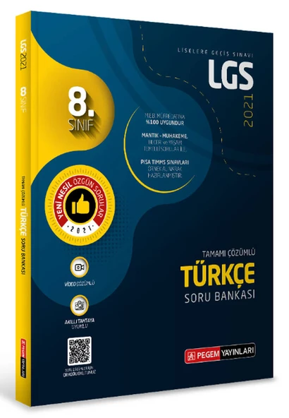 Pegem Akademi LGS Türkçe Soru Bankası ürün görseli 1