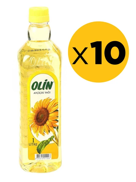 OLİN Ayçiçek Yağı 1 Lt X 10 Adet ürün görseli 1