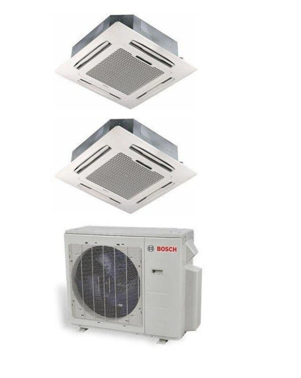 Bosch Multi Kaset Tipi İnverter Klima 18000 Btu 1 Dış + 2 İç Ünite 12000 + 12000 Btu ürün görseli 1