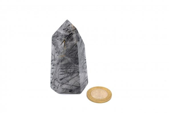 HAKİKİ RUTİL KUVARS OBELİSK DOĞALTAŞ 137 GR - Resim 3