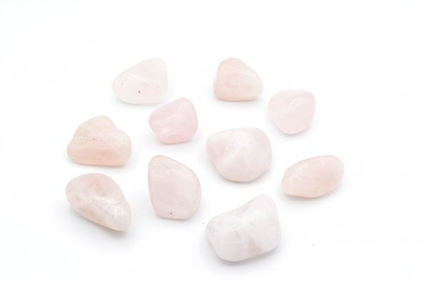 HAKİKİ TAMBURLU DOĞAL PEMBE KUVARS KAYA PARÇASI 002 ürün görseli 1