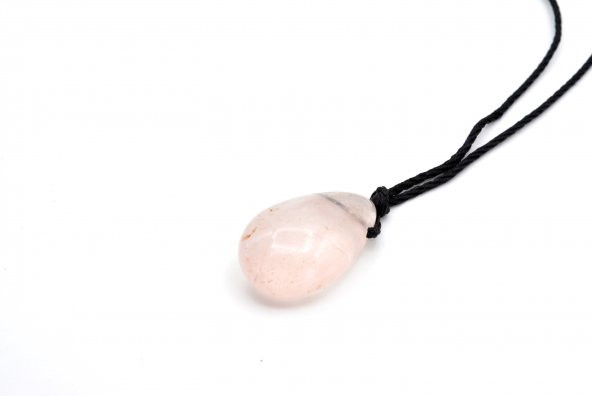 HAKİKİ ASANSÖR MODEL DOĞAL PEMBE KUVARS KOLYE UCU 1.KALİTE 001 ürün görseli 1