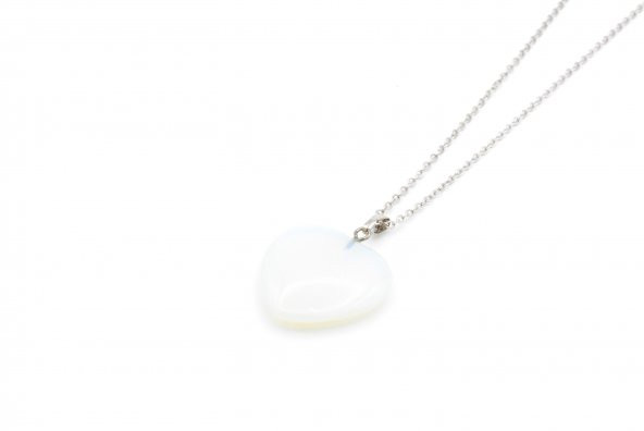 HAKİKİ DOĞAL KALP OPAL KOLYE UCU 1.KALİTE 002 ürün görseli 1