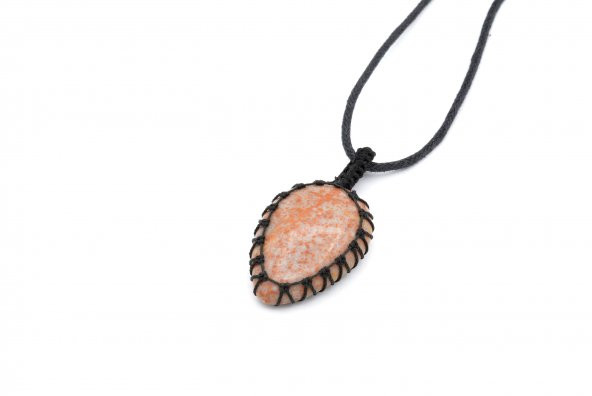 HAKİKİ ÖRGÜLÜ DOĞAL JASPER KOLYE UCU 1.KALİTE 001 ürün görseli 1