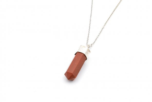 HAKİKİ DOĞAL JASPER KOLYE UCU 1.KALİTE 010 ürün görseli 1