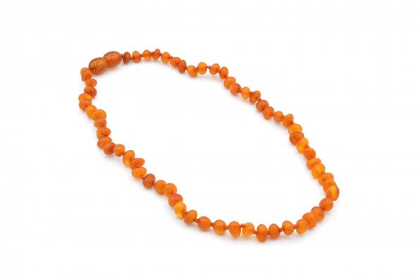 HAKİKİ SERTİFİKALI KEHRİBAR BEBEK DİŞ KOLYESİ 4 GR. 002 ürün görseli 1