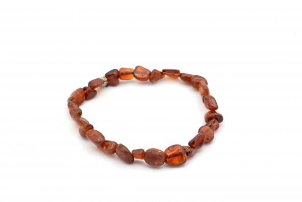 HAKİKİ AMORF KESİM DOĞAL SPESSARTİN GARNET BİLEKLİK 1.KALİTE SPESSARTİNE ürün görseli 1