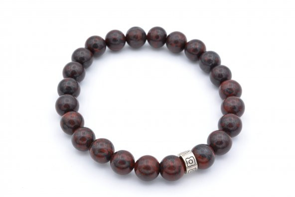 DOĞAL DRAGON JASPER TAŞI BİLEKLİK 1.KALİTE DOĞAL TAŞ ürün görseli 1