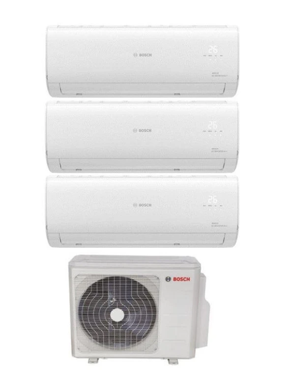 Bosch Multi Split İnverter Klima 21000 Btu 1 Dış + 3 İç Ünite 9000 + 9000 + 9000 Btu ürün görseli 1