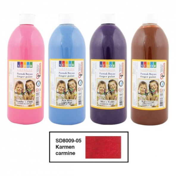 Südor Parmak Boyası 500 ML Karmen Kırmızı SD8009-05 ürün görseli 1