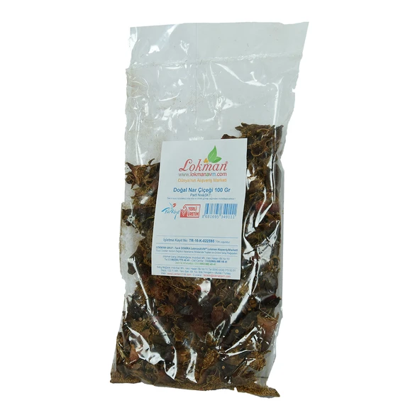 LokmanAVM Nar Çiçeği Doğal 100 Gr Paket - Resim 4