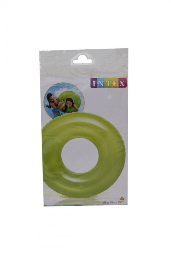 59260 Şeffaf Jumbo Şişme Simit 76 Cm - Resim 4