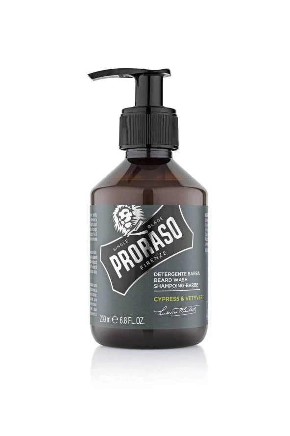 Proraso Sakal Şampuanı Cypress & Vetyver 200 ml ürün görseli 1