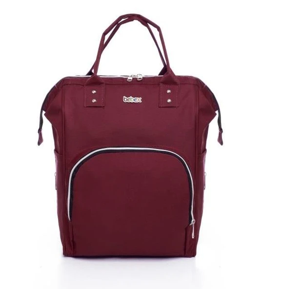 Bebex Bag-Z Organizatör Anne Bebek Bakım Sırt Çantası Bordo ürün görseli 1