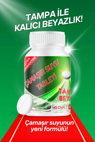 TAMPA Çam Kokulu Çamaşır Suyu Tableti 160 gr ürün görseli 1
